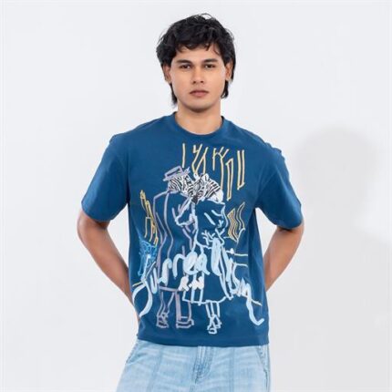 Drop Shoulder Graphical T-Shirt